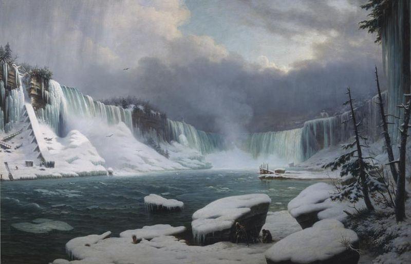 Hippolyte Sebron les chutes du Niagara oil painting image